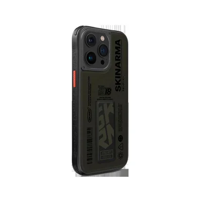 Cover Iphone 15 Pro Spunk Skinarma - Pewter Green